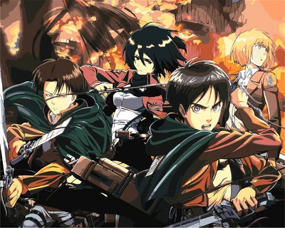⭐️SHINGEKI⭐️ 9番 Купить Значок 56мм Shingeki no Kyojin 91 с доставкой по Украине