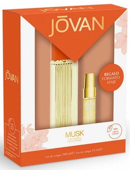 Набір Jovan Musk Woman Одеколон 100 мл + Одеколон мініатюрка 15 мл (3616304126284)
