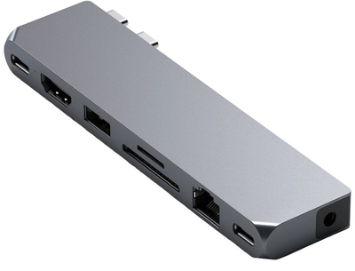 Hub USB Satechi Aluminium USB-C Pro Hub Max Adapter Space Gray (ST-UCPHMXM)
