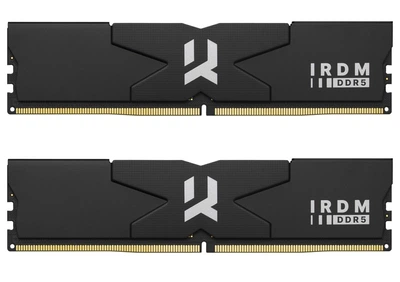 Модуль пам'яті для комп'ютера Goodram DDR5 64GB (2x32GB) 6000 MHz IRDM Black (IR-6000D564L30/64GDC)