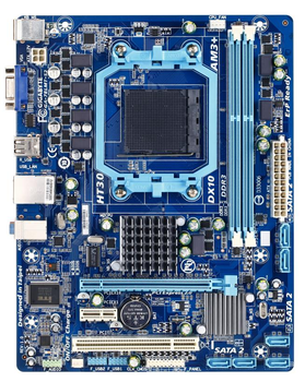 Материнская плата Socket AM3+ GIGABYTE GA-78LMT-S2 REV 1.0 ( sAM3+ / AM3 , DDR3, AMD 760G, PCI-Ex16 ) Б/У
