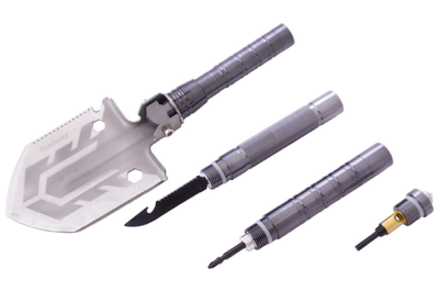 Лопата многофункциональная Рамболд 8-в-1 M2 металлик ручка (AB-001)