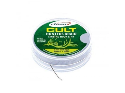 Поводковый материал Climax CULT Hunter's Braid silt 0.30 mm 30 lbs, 15 kg 20 m,27719