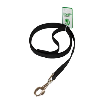 Повідець капроновий прогумований Lucky Pet Чорний, 2 см / 120 см