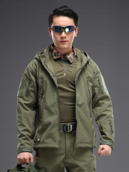 Куртка тактична Pave Hawk Soft Shell 2XL Олива (24100024225)