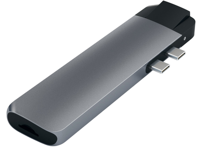 Hub USB Satechi Aluminium Typ-C Pro Hub Adapter z Ethernet Space Gray (ST-TCPHEM)