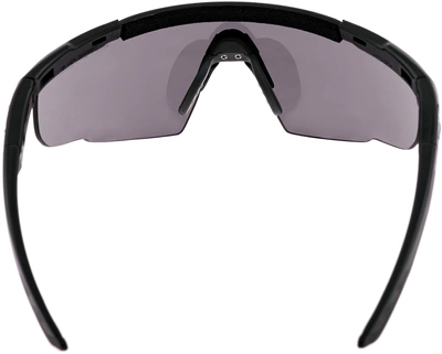 Захисні балістичні окуляри Wiley X Saber Advanced 3 лінзи (Grey/Clear/Rust) Black (9300000)