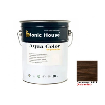 Акриловая лазурь Aqua color – UV protect Bionic House (палисандр)