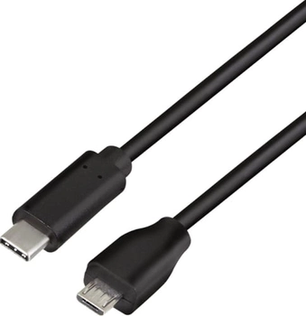Кабель LogiLink USB Type-C - micro-USB 1 м Black (4052792069969)