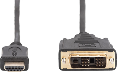 Adapter Digitus HDMI - DVI 3 m Black (AK-330300-030-S)