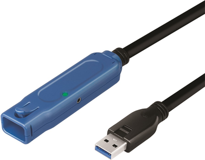 Kaбель LogiLink USB Type-A - USB Type-A 3 м Black (4052792069280)