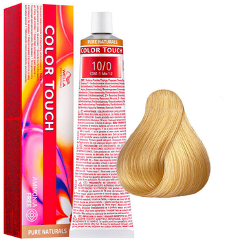 Farba do włosów Wella Professionals Color Touch Pure Naturals 10/0 Platinum Blond 60 ml (8005610529462)