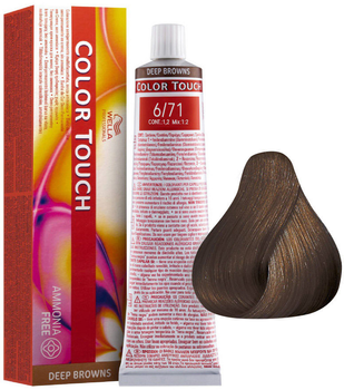 Farba do włosów Wella Professionals Color Touch Deep Browns 6/71 Dark Sand Blond 60 ml (8005610529264)