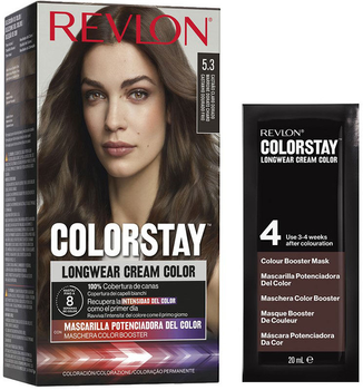 Фарба для волосся Revlon Professional Colorstay Longwear Cream Color 5.3 Light Brown Gold 20 ml (309970210571)