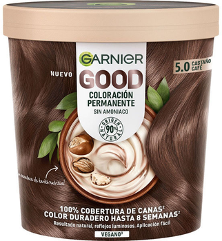 Farba do włosów Garnier Good Coloracion Permanente 5.0 Castano Cafe 100 ml (3600542518840)