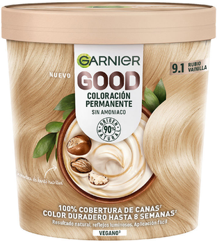 Фарба для волосся Garnier Good Coloracion Permanente 9.1 Rubio Vainilla 100 мл (3600542518925)