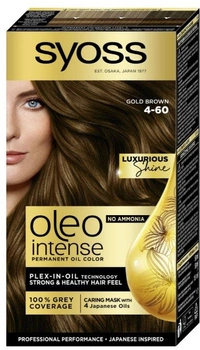 Farba do włosów Syoss Oleo Intense Tinte Sin Amoniaco Luxurious Shine 4-60 115 ml (5201143734141)