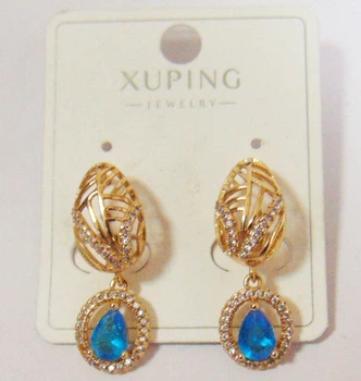 Серьги Xuping 28х10 мм кс201