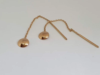 Золоті сережки-протяжки. 580043
