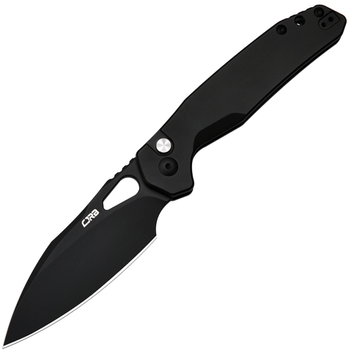 Ніж CJRB Knives Frack Black Blade AR-RPM9 Steel handle Чорний