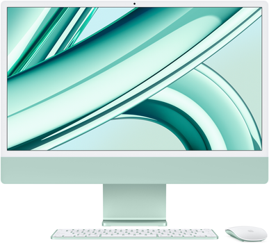 Моноблок Apple iMac 24" М3 4.5К 10‑ядер GPU 512GB Green (MQRP3ZE/A)