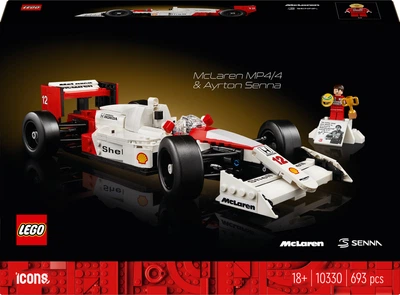 Конструктор LEGO Icons McLaren MP4/4 и Айртон Сенна 693 детели (10330)
