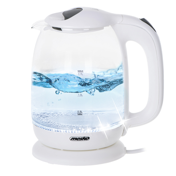 Електрочайник MESKO MS 1302W 1.7L скляний