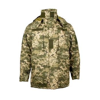 Куртка тактическая зимняя (Бушлат) Рип-Стоп ММ-14 (Украинский пиксель) 44