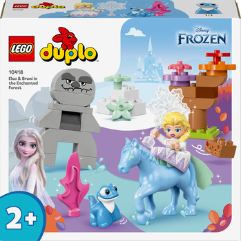 Конструктор LEGO DUPLO Disney Эльза и Бруни в Зачарованном лесу 31 деталь (10418)