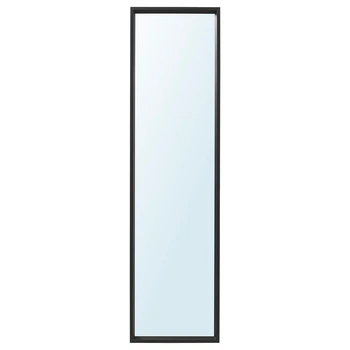 Зеркальное стекло ИКЕА НИССЕДАЛЬ черный, 40x150 см 303.203.21