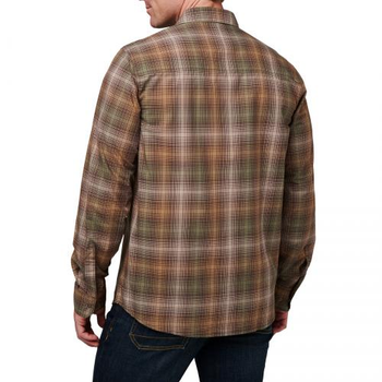 Сорочка Тактична 5.11 Tactical Igor Plaid Long Sleeve Shirt, Umber Brown Plaid, 2Xl