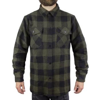 Рубашка Фланелева Sturm Mil-Tec Flannel Shirt, Black, S