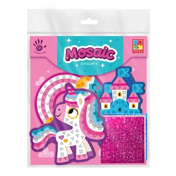 Набор для творчества мягкая мозаика "Единорог" Vladi Toys VT4511-08