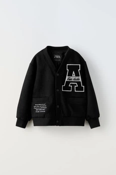 Кардиган на гудзиках для хлопчика Zara 152 розмір чорний 5854719800