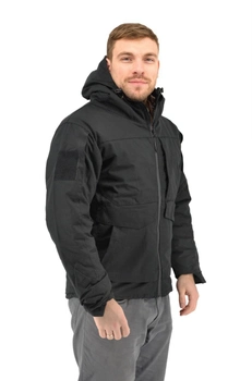Тактична куртка Eagle зимова з підкладкою Omni-Heat та силіконовим утеплювачем Black 4XL (AW010775)