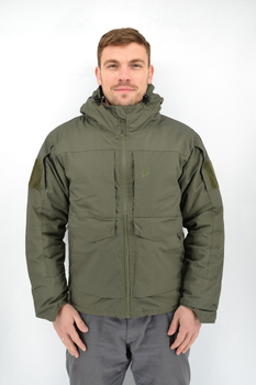 Тактична куртка Eagle зимова з підкладкою Omni-Heat та силіконовим утеплювачем Green XL (AW010781)