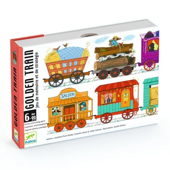 Карточная игра Djeco Golden Train Золотой поезд DJ05084