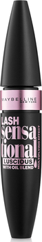 Туш для вій Maybelline New York Lash Sensational Luscious With Oil Blend Very Black 9.5 мл (3600531320065)