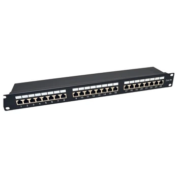 Патч-панель 19″ 24xRJ-45 FTP кат. 5e