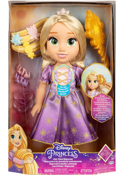 Lalka z akcesoriami Jakks Disney Princess Magic in Motion Hair Glow Rapunzel 39 cm (0192995217256)