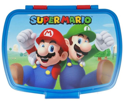 Ланч-бокс Euromic Super Mario 16 x 12 x 7 см (8412497096503)
