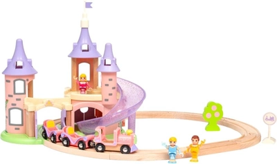 Ігровий набір Brio Disney Замок принцес з дерев'яною залізницею (7312350333121)