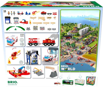 Ігровий набір Brio World Rescue Team Train (7312350360257)