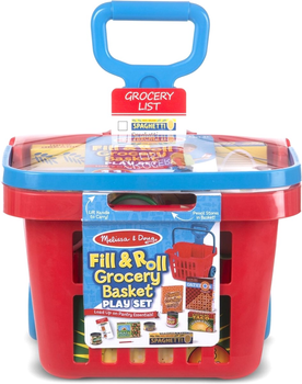 Koszyk z żywnością Melissa & Doug Fill & Roll Grocery Basket (0000772140737)