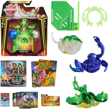 Zestaw do zabawy Spin Master Bakugan Special Attack Ventri Octogan And Trox (0778988465646)