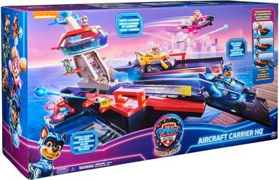 Zestaw do zabawy Spin Master Paw Patrol Mighty Movie Aircraft Carrier (0778988486245)