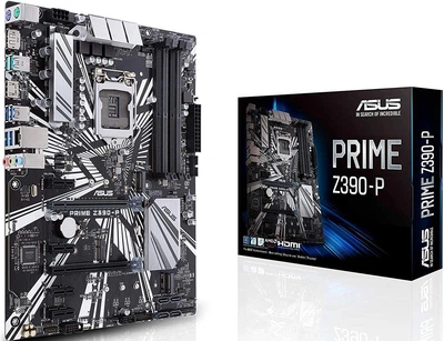 Материнська плата ASUS PRIME Z390-P (s1151, Intel Z390, PCI-Ex16) ATX Б/В