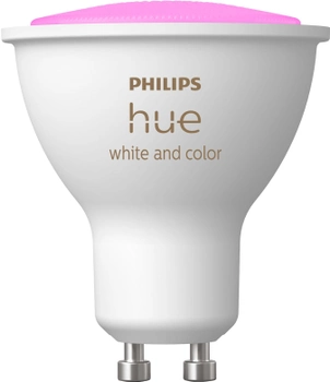 Лампа розумна Philips Hue GU10 5.7W 2000K-6500K RGB (8719514339880)