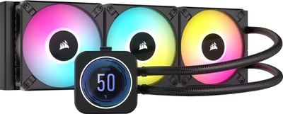 Система рідинного охолодження Corsair iCUE H150i Elite LCD XT Display Liquid CPU Cooler (CW-9060075-WW)