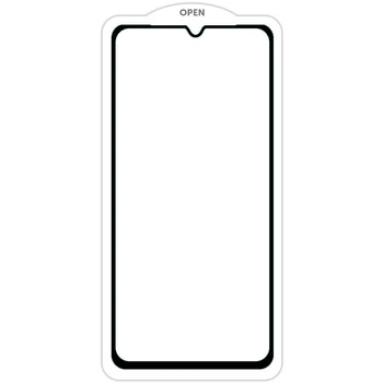 Захисне скло SKLO 5D (тех.пак) для Realme C35 Чорний / Біла підкладка